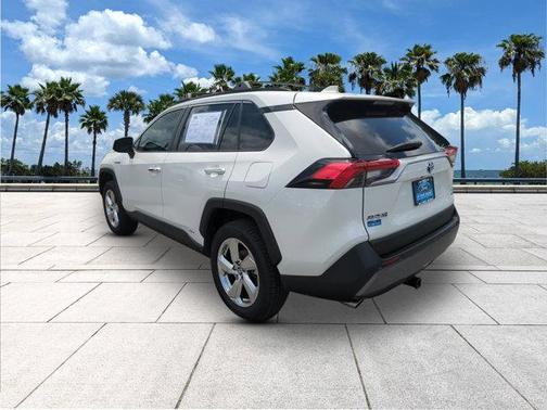 Blizzard Pearl 2019 Toyota RAV4 Hybrid Limited