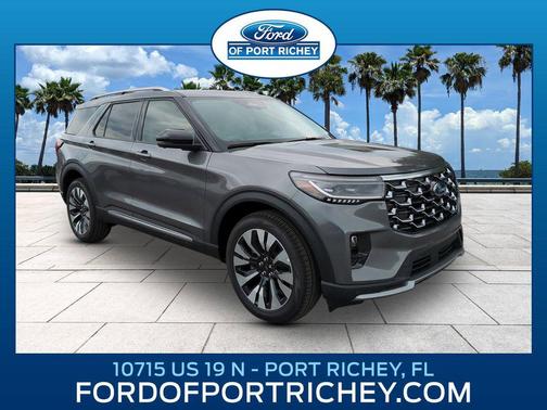 Carbonized Gray Metallic 2026 Ford Explorer Platinum
