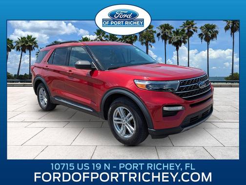 Rapid Red Metallic Tinted Clearcoat 2021 Ford Explorer XLT