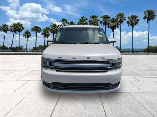 White Platinum Metallic Tri-Coat 2014 Ford Flex Limited w/EcoBoost