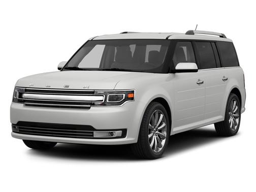 White Platinum Metallic Tri-Coat 2014 Ford Flex Limited w/EcoBoost