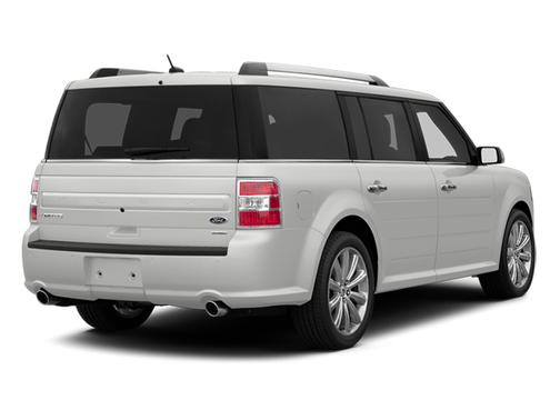 White Platinum Metallic Tri-Coat 2014 Ford Flex Limited w/EcoBoost