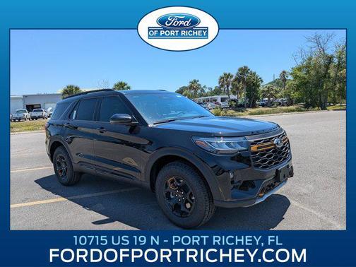 Agate Black Metallic 2026 Ford Explorer Tremor