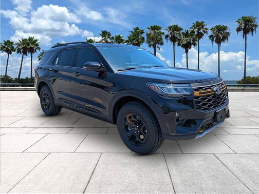 Agate Black Metallic 2026 Ford Explorer Tremor