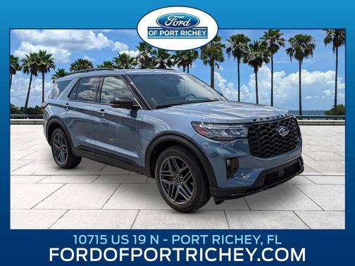 Vapor Blue 2025 Ford Explorer ST