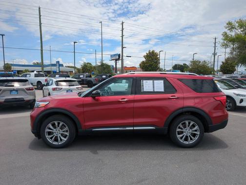 Rapid Red Metallic Tinted Clearcoat 2023 Ford Explorer Limited