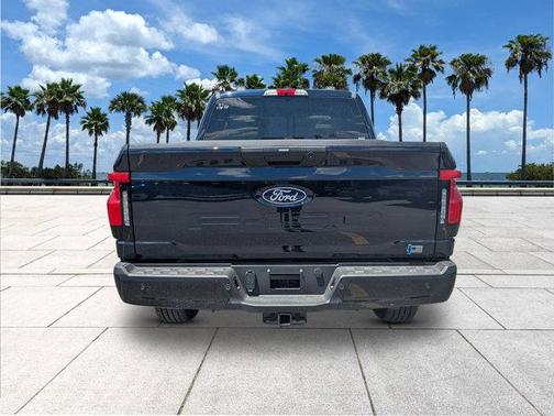 Antimatter Blue Metallic 2025 Ford F-150 Lightning Flash