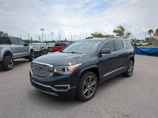 Blue Steel Metallic 2018 GMC Acadia Denali