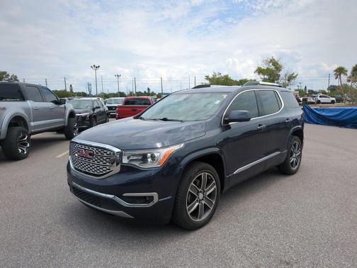 Blue Steel Metallic 2018 GMC Acadia Denali
