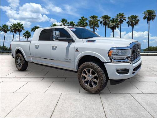 Bright White Clearcoat 2022 RAM 3500 Limited Mega Cab 4x4 6'4' Box