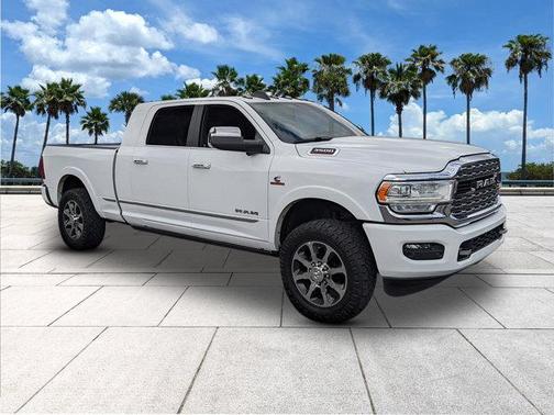 Bright White Clearcoat 2022 RAM 3500 Limited Mega Cab 4x4 6'4' Box