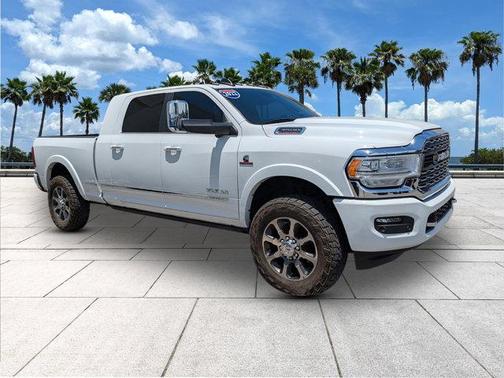Bright White Clearcoat 2022 RAM 3500 Limited Mega Cab 4x4 6'4' Box