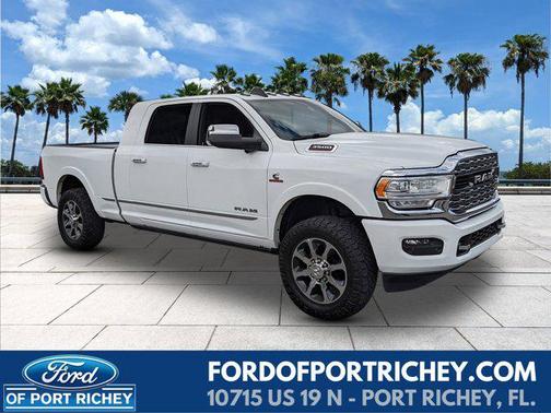 Bright White Clearcoat 2022 RAM 3500 Limited Mega Cab 4x4 6'4' Box