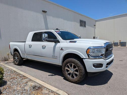 Bright White Clearcoat 2022 RAM 3500 Limited Mega Cab 4x4 6'4' Box