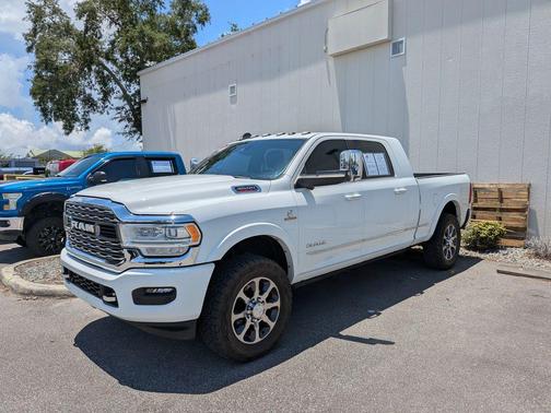 Bright White Clearcoat 2022 RAM 3500 Limited Mega Cab 4x4 6'4' Box