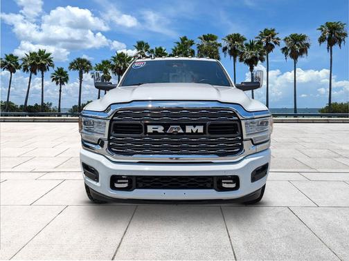 Bright White Clearcoat 2022 RAM 3500 Limited Mega Cab 4x4 6'4' Box