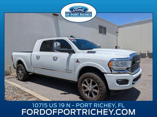 Bright White Clearcoat 2022 RAM 3500 Limited Mega Cab 4x4 6'4' Box