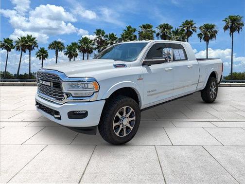 Bright White Clearcoat 2022 RAM 3500 Limited Mega Cab 4x4 6'4' Box
