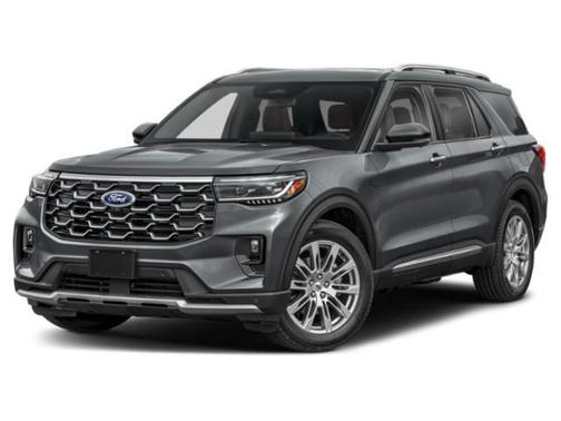 Agate Black Metallic 2026 Ford Explorer Platinum