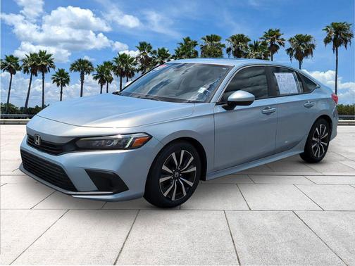 Morning Mist Metallic 2022 Honda Civic EX