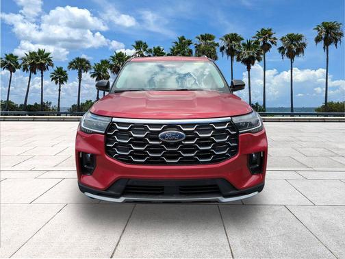 Rapid Red Metallic Tinted Clearcoat 2026 Ford Explorer Platinum