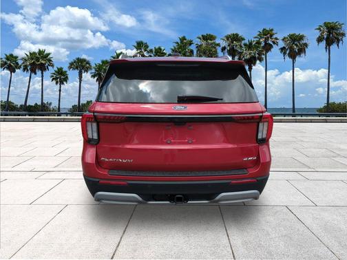 Rapid Red Metallic Tinted Clearcoat 2026 Ford Explorer Platinum