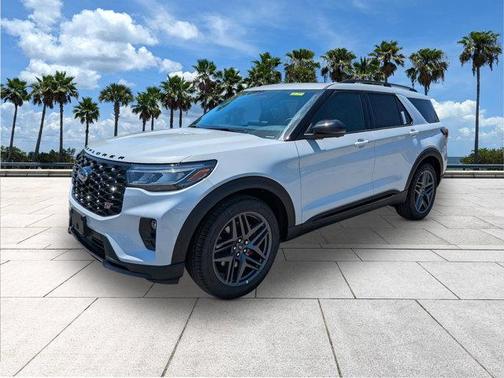 Space White Metallic 2026 Ford Explorer ST