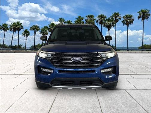 Atlas Blue Metallic 2022 Ford Explorer XLT