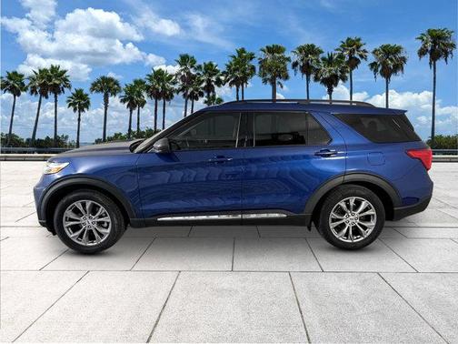 Atlas Blue Metallic 2022 Ford Explorer XLT