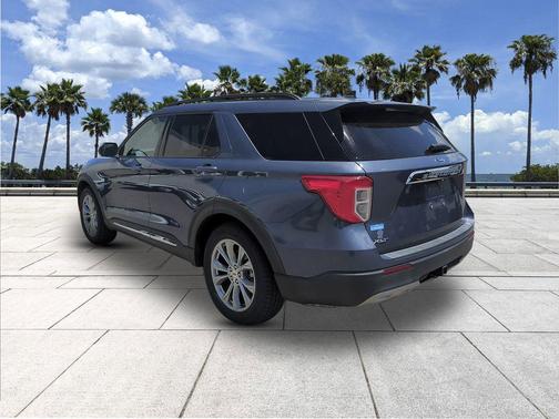 Blue Metallic 2021 Ford Explorer XLT