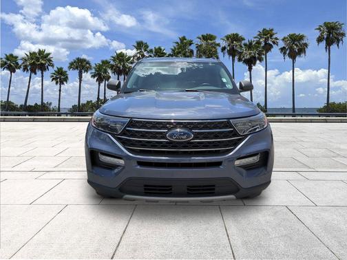 Blue Metallic 2021 Ford Explorer XLT