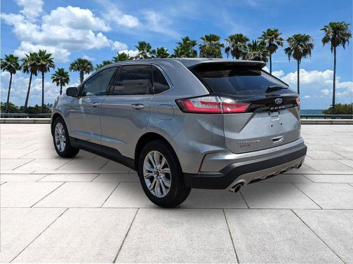 Silver Metallic 2024 Ford Edge Titanium