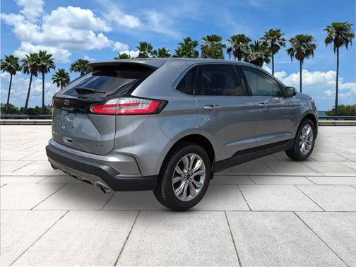Silver Metallic 2024 Ford Edge Titanium