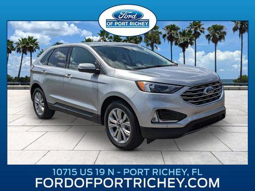 Silver Metallic 2024 Ford Edge Titanium