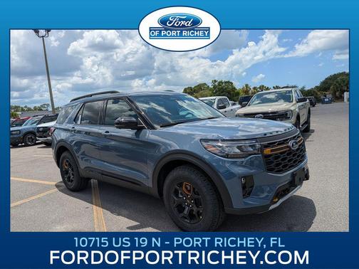 Vapor Blue Metallic 2026 Ford Explorer Tremor