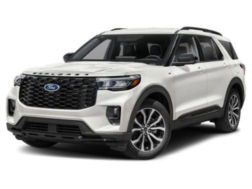 Star White Metallic Tri-Coat 2026 Ford Explorer ST-Line