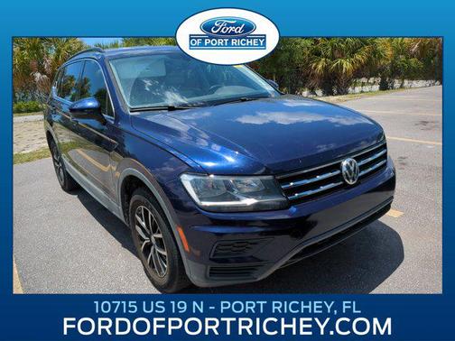 Atlantic Blue Metallic 2021 Volkswagen Tiguan 2.0T SE