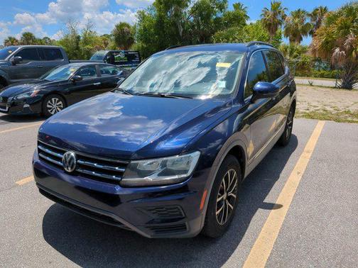 Atlantic Blue Metallic 2021 Volkswagen Tiguan 2.0T SE