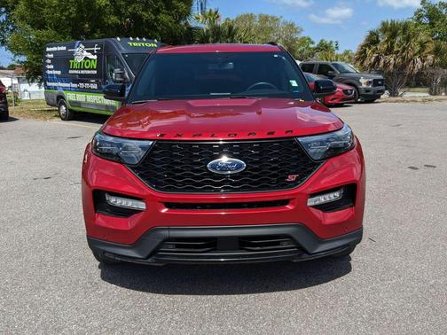 Rapid Red Metallic Tinted Clearcoat 2023 Ford Explorer ST
