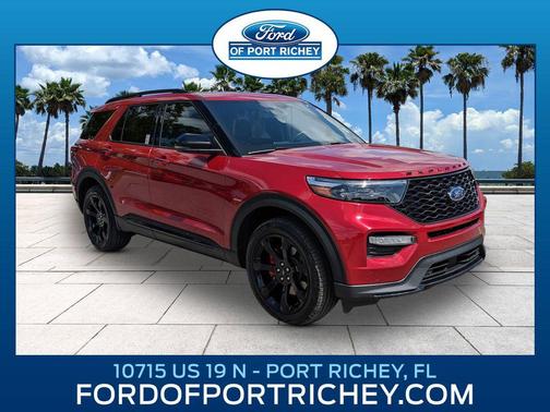 Rapid Red Metallic Tinted Clearcoat 2023 Ford Explorer ST