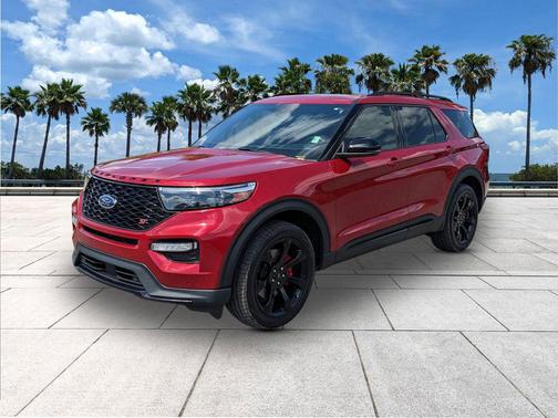 Rapid Red Metallic Tinted Clearcoat 2023 Ford Explorer ST