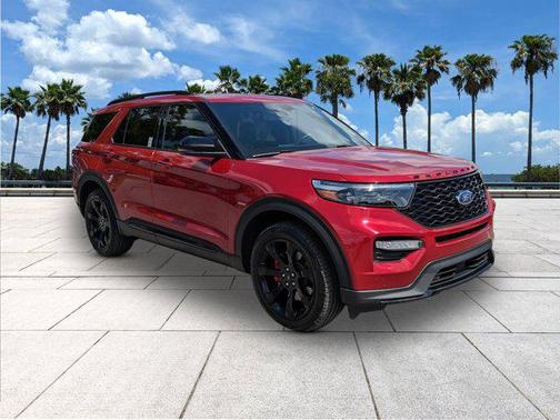 Rapid Red Metallic Tinted Clearcoat 2023 Ford Explorer ST