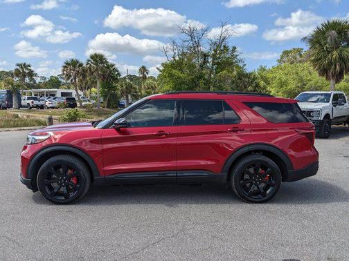 Rapid Red Metallic Tinted Clearcoat 2023 Ford Explorer ST