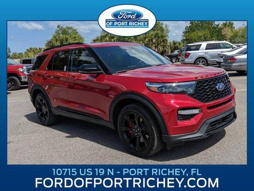 Rapid Red Metallic Tinted Clearcoat 2023 Ford Explorer ST