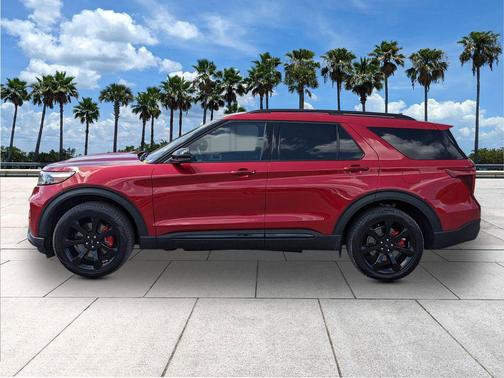 Rapid Red Metallic Tinted Clearcoat 2023 Ford Explorer ST