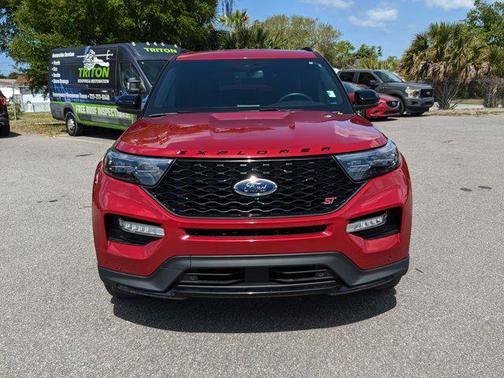 Rapid Red Metallic Tinted Clearcoat 2023 Ford Explorer ST