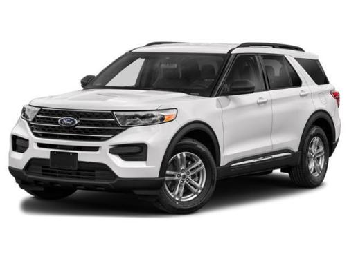 Star White Metallic Tri-Coat 2022 Ford Explorer XLT