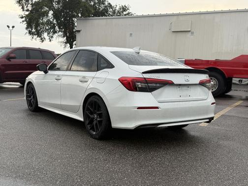 Platinum White Pearl 2022 Honda Civic Sport