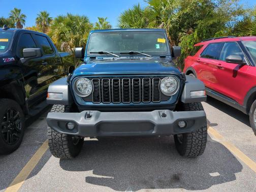 Fathom Blue Pearlcoat 2025 Jeep Wrangler Sport S