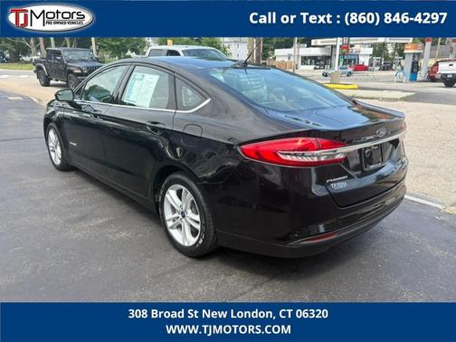 Shadow Black 2018 Ford Fusion Hybrid S